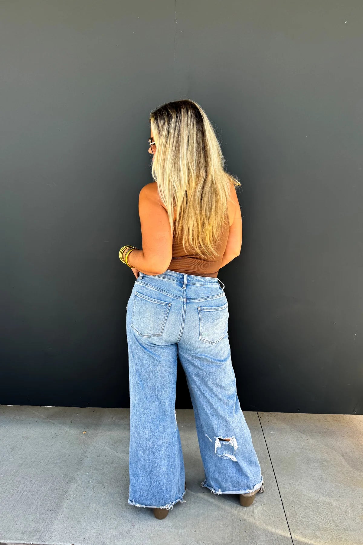 *VERY LIMITED QUANTITIES* PREORDER Drew Distressed Dad Jeans