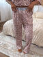 PREORDER Birdie Tee & Boxer Pant Set in On The Prowl (Sold as Set)