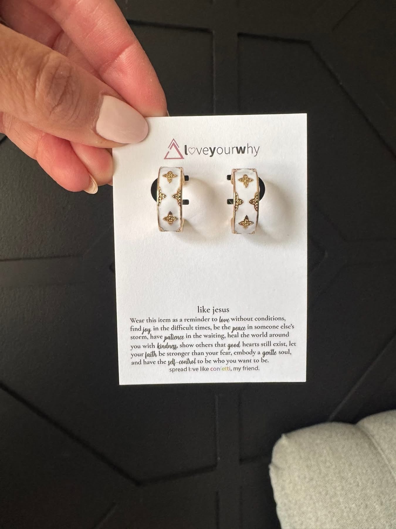 Golden Grace Hoop Earrings