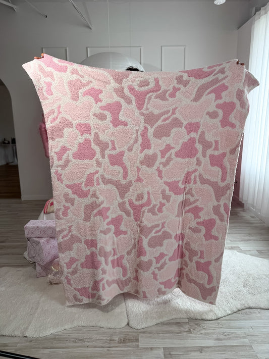 PREORDER Birdie Blanket in Sugar Bloom Duck Camo *final sale*