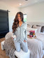Birdie LUXE Whisper Dream PJ Set in Heathered Whip (Sold as Set)