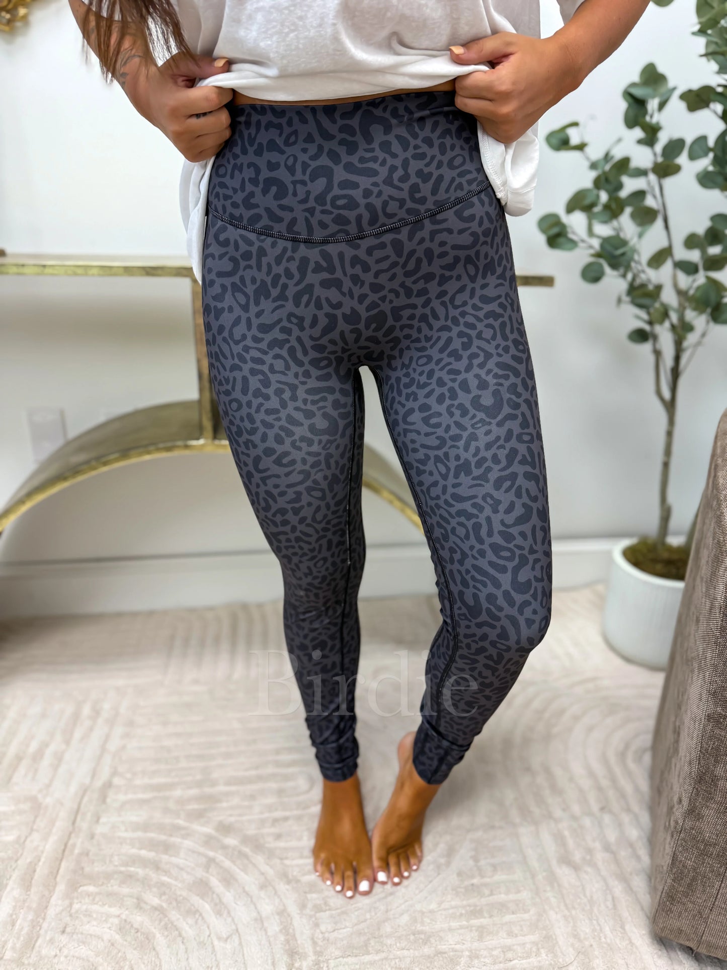 PREORDER Birdie Sculpt Leggings in Midnight Leopard