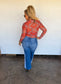 PREORDER Two Tone Denim Jeans