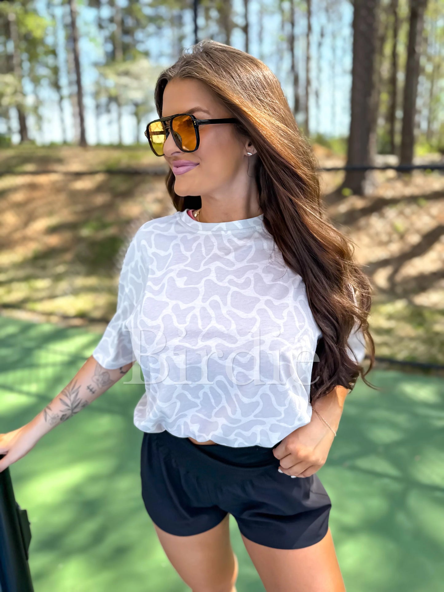 PREORDER Birdie Oversized Tee in Bare Marsh Camo