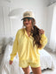PREORDER Birdie Cozy Club Pullover in Lemon Cream