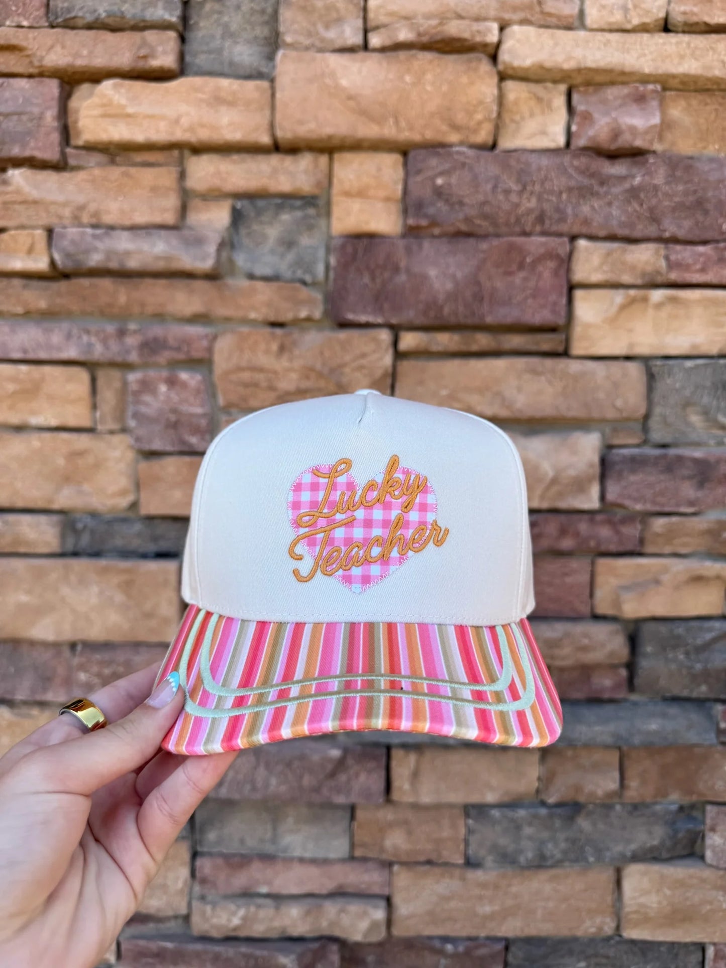 Lucky Teacher Trucker Hat *final sale*