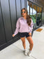 PREORDER Birdie Fleece Out Quarter Zip in Dusty Mauve