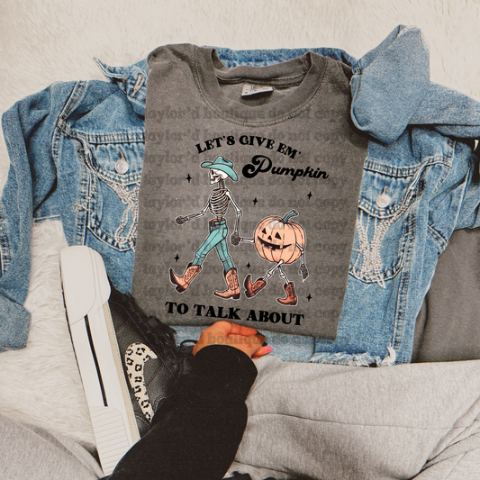 🤠🎃 08/16 SPOOKY DROP • Pumpkin To Talk About Tee/ Crew