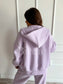 PREORDER Birdie Pure Comfort Fleece Hooded Jacket in Light Lavender