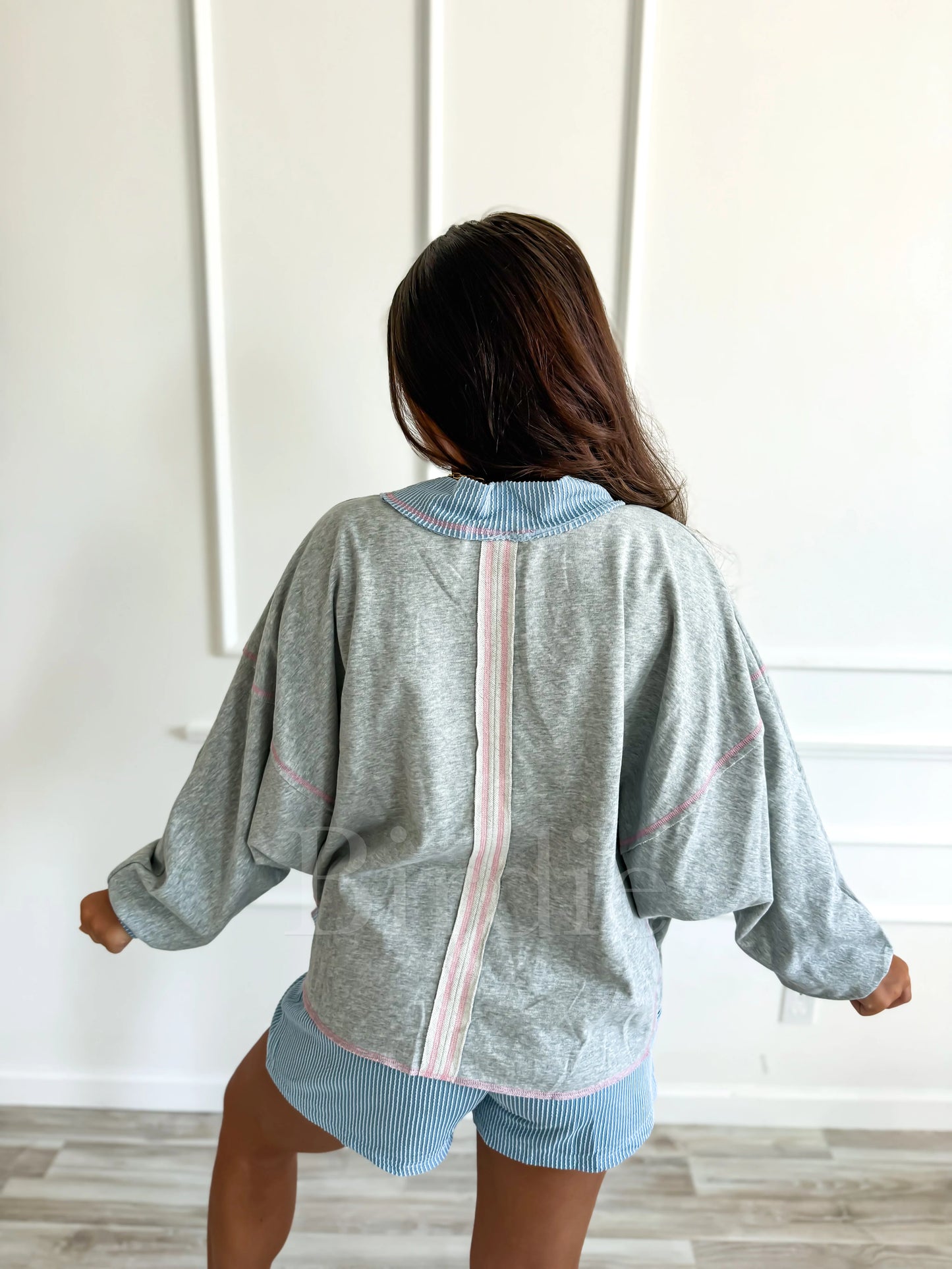 PREORDER Birdie Spun Sugar Rib Mock Neck Set (Sold as Set)