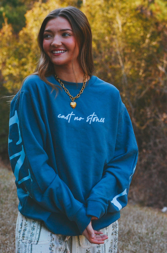 Forgiven Blue Sweatshirt