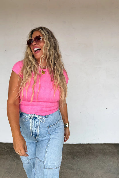 *LIMITED QUANTITIES* PREORDER Harley Cap Sleeve Basic Top