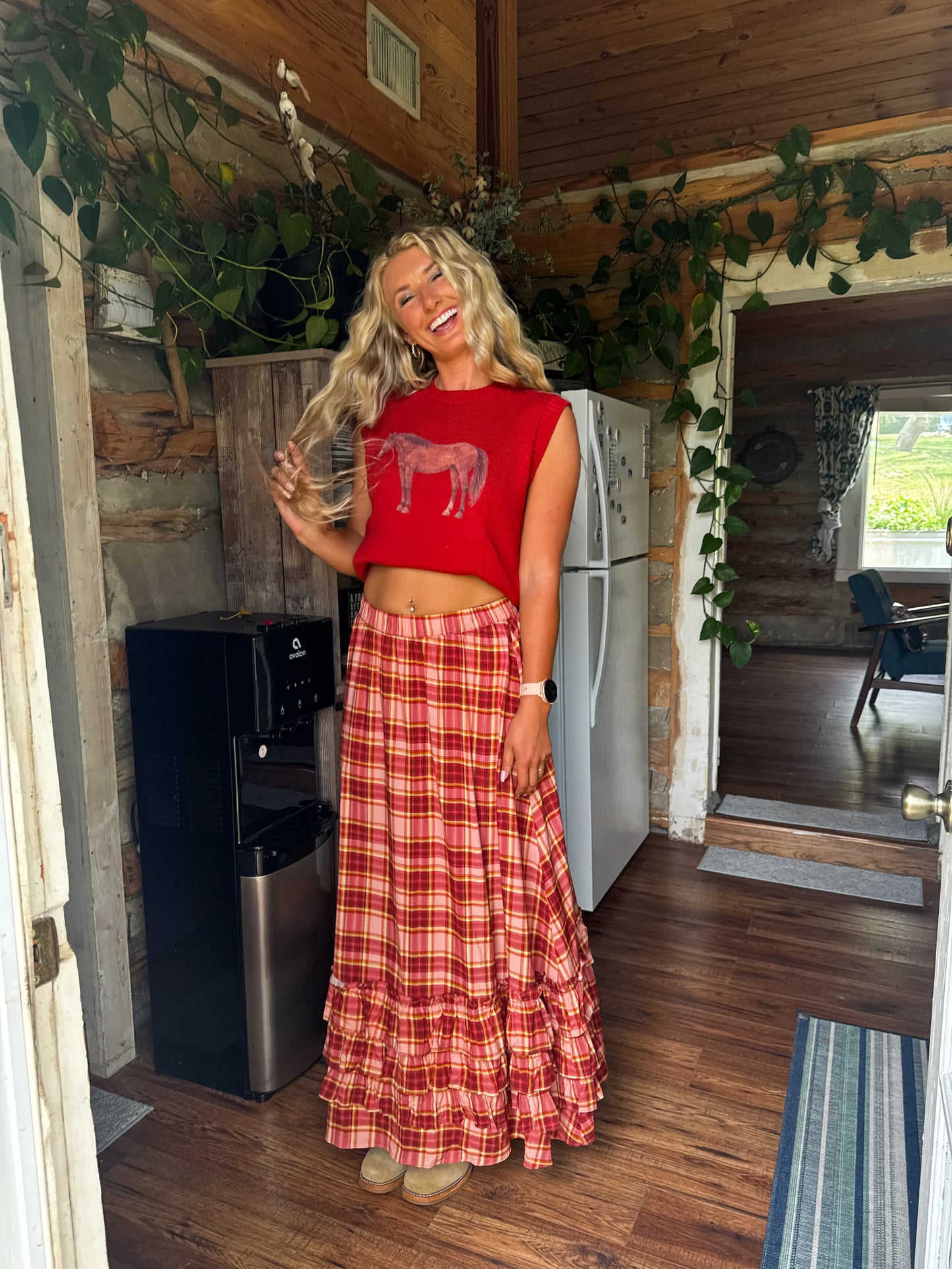 PREORDER Wander West Maxi Skirt