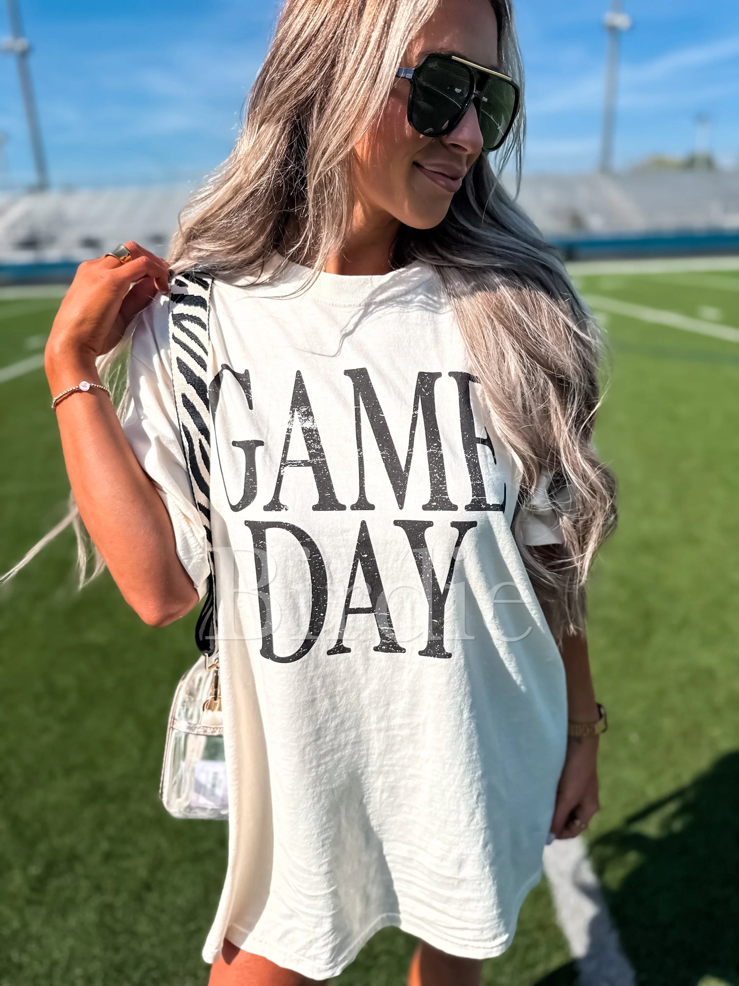 Game Day Graphic Tee on Ivory
