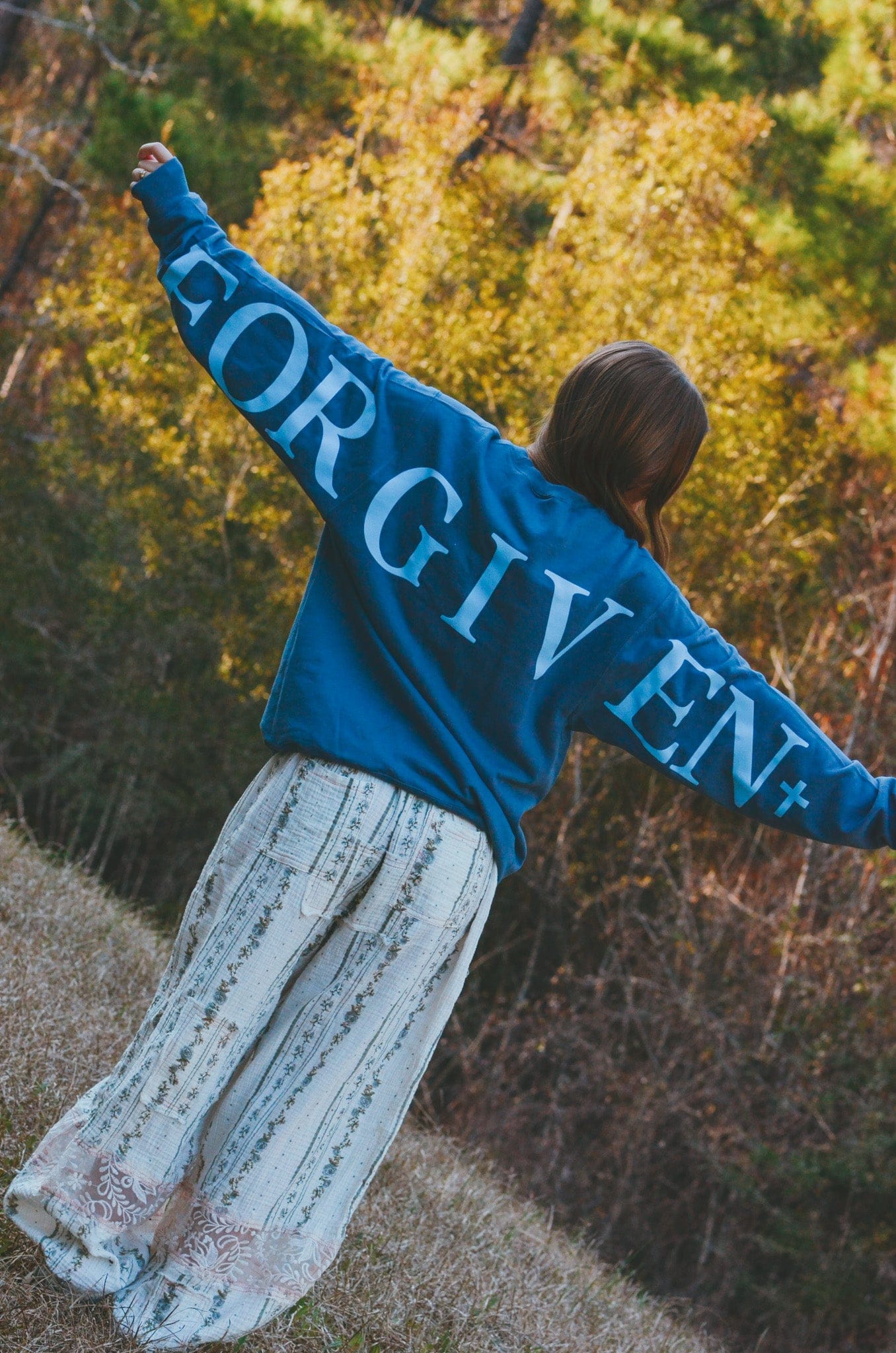 Forgiven Blue Sweatshirt