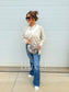 PRE-ORDER Birdie Split Neck Rounded Hem Ash Wash Pullovers