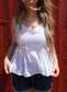 Sunny Stroll Peplum Tank
