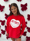 PREORDER Birdie Reversible Lover/ Not Tonite Pullover in Red