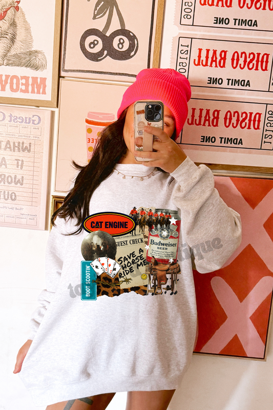 🐎😏 Save a Horse Collage Crew/Tee