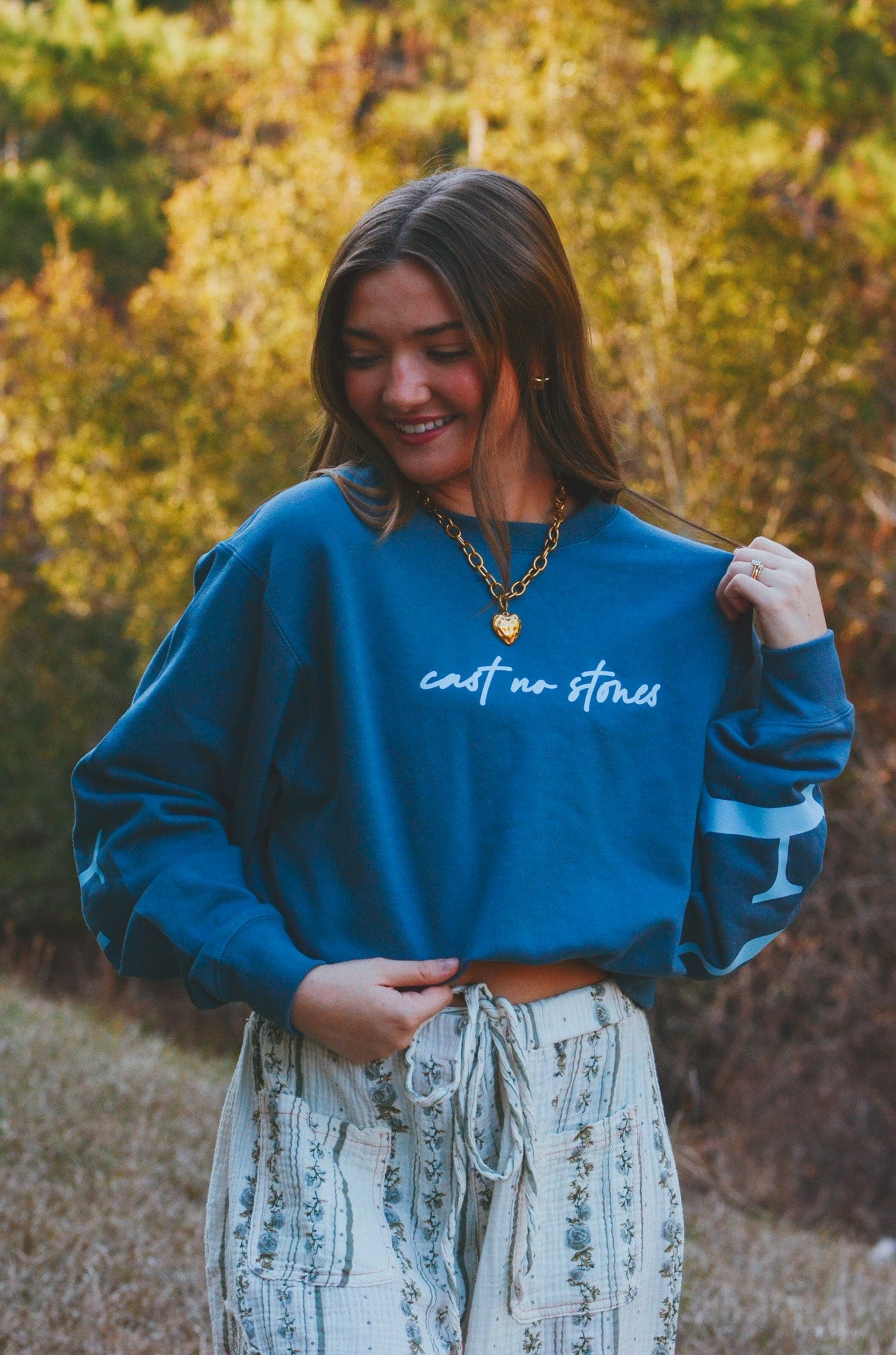 Forgiven Blue Sweatshirt