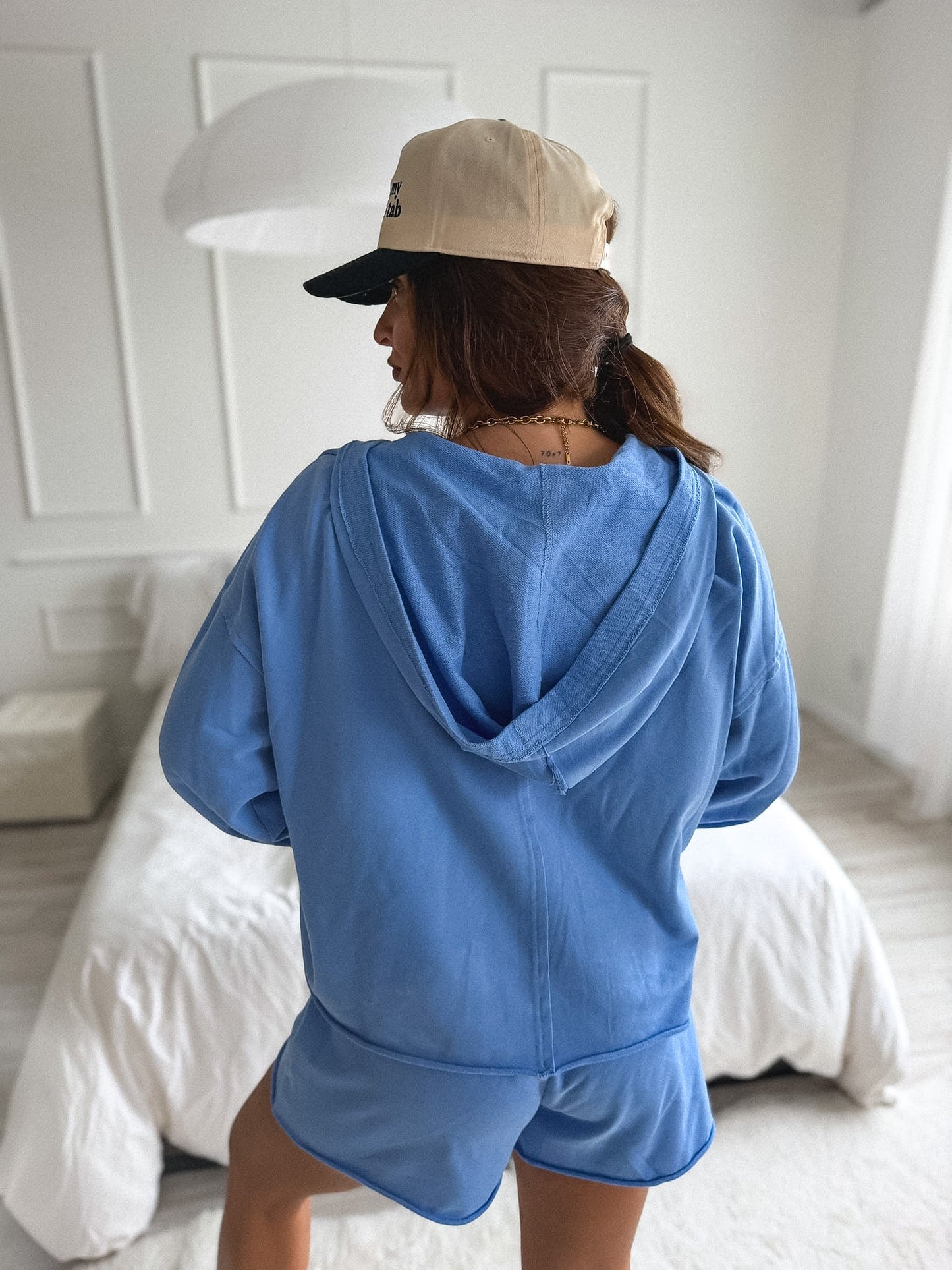 PREORDER Birdie Cozy Club Pullover in Blue Mist