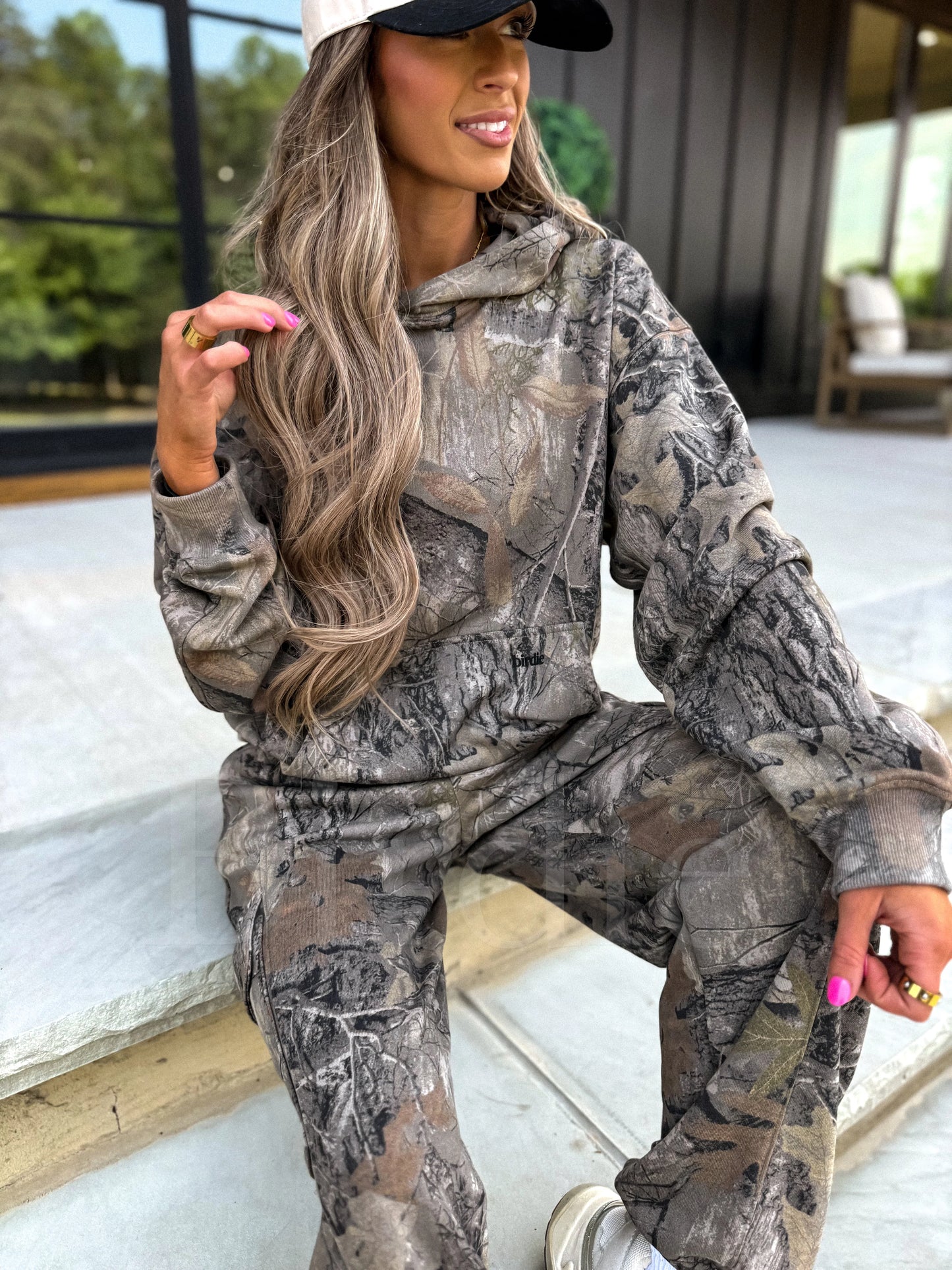 PREORDER Birdie Hideaway Hoodie in Stone Ridge Camo