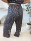 PREORDER Birdie Short Sleeve PJ Set in Indigo Wild Leopard (Sold as Set)
