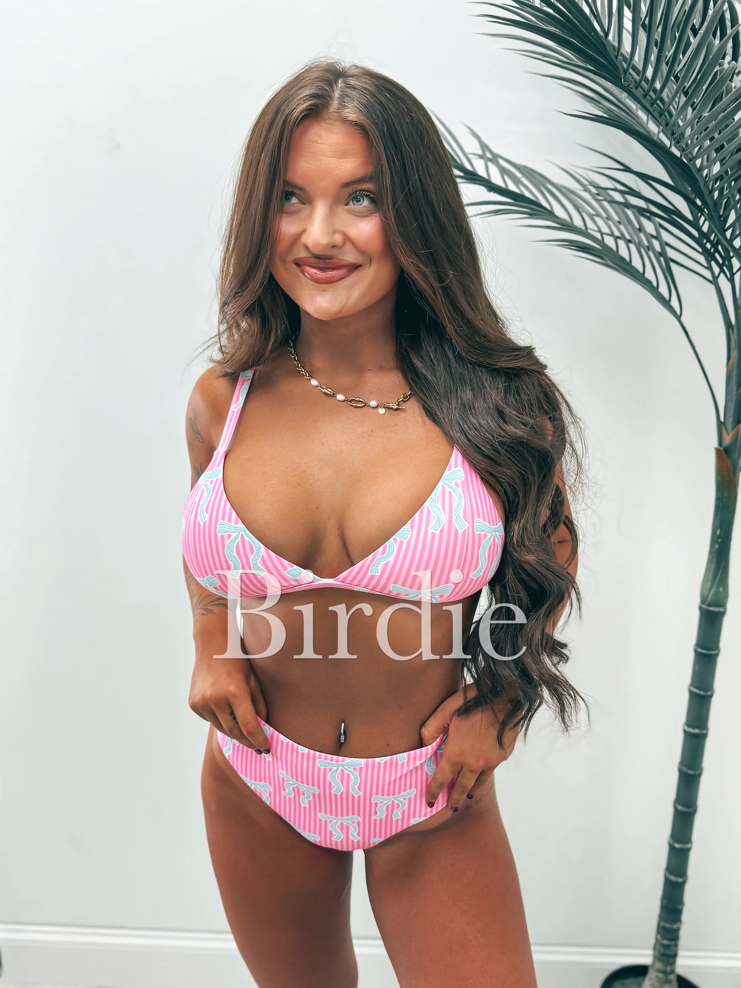 Birdie Southern Charm Bow Two Piece Swimsuit (Sold as Set)