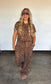PREORDER Cheetah Kelsey Pant Set (Sold as Set)