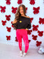 PREORDER Birdie Melt Leggings in Hot Pink