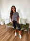 PREORDER Birdie Relaxed Boyfriend Tee in Dusty Steel