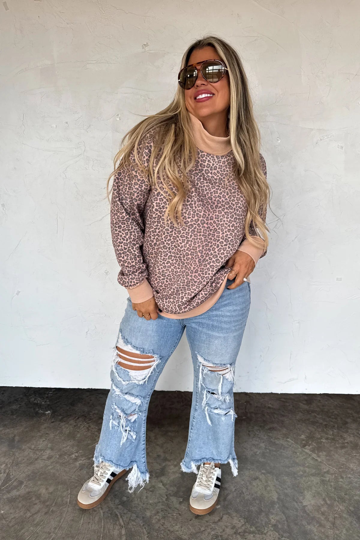 PREORDER Miller Mock Neck Sweatshirt