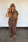 PREORDER Cheetah Kelsey Pant Set (Sold as Set)