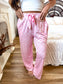 PREORDER Birdie Stretchy Lounge Pants 2.0 in Pinky Promise Dot