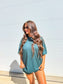 PREORDER Birdie Tee Boxer Short Set in Evergreen (Sold as Set)