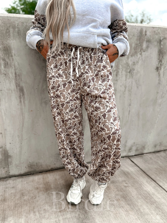 2ND CUT PRE-ORDER Birdie Duck Camo Cloud Joggers