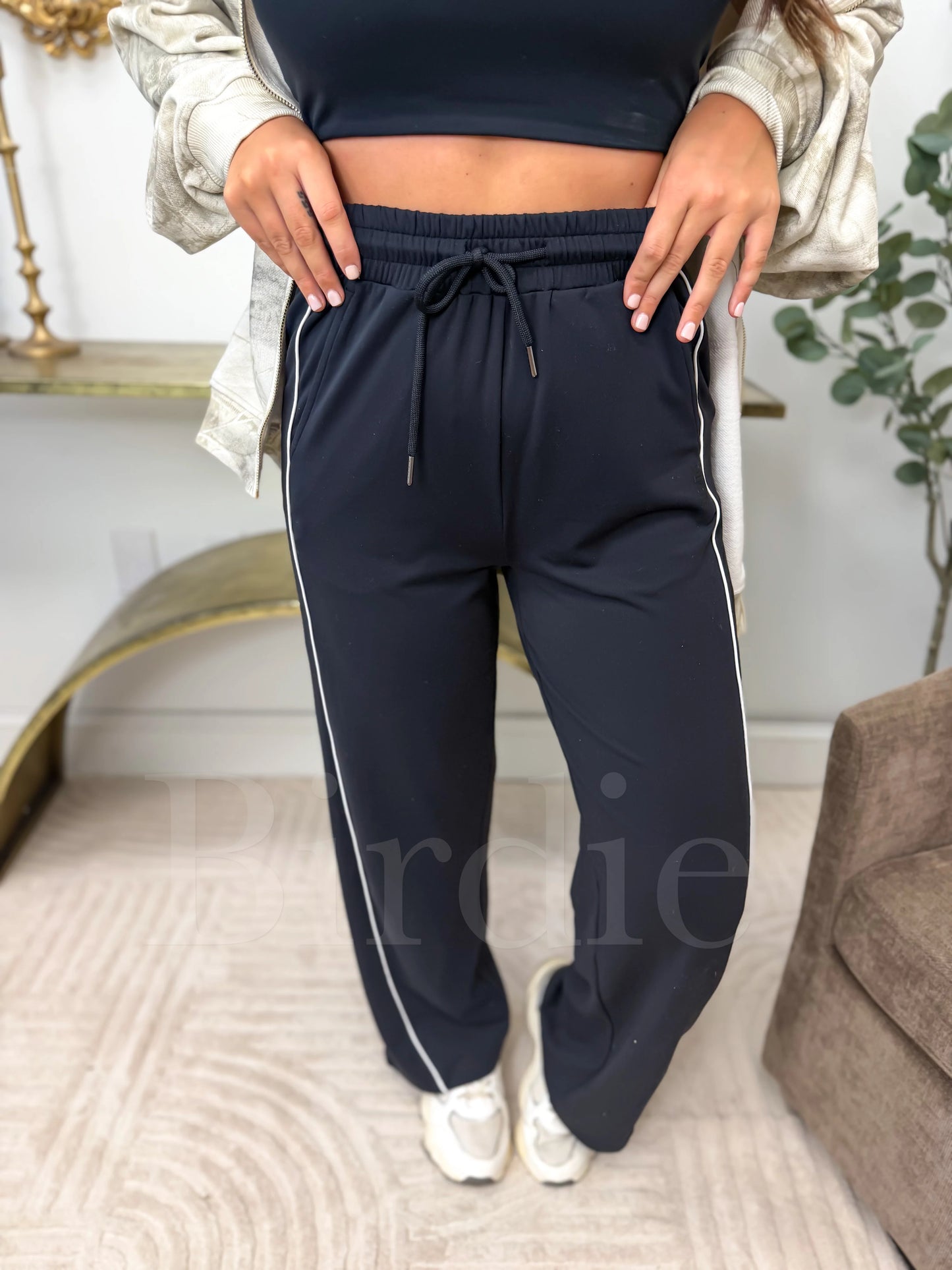 PREORDER Birdie Elevated Cloud Comfort Track Pants in Black