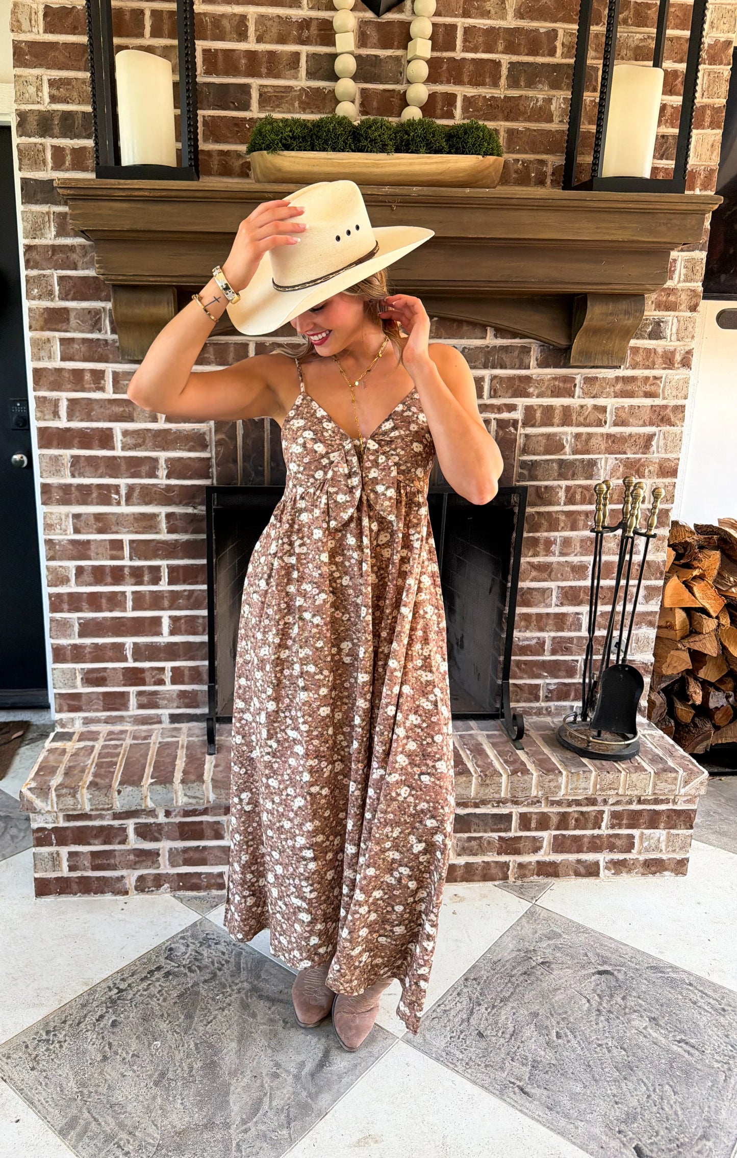 PREORDER Western Charm Maxi Dress