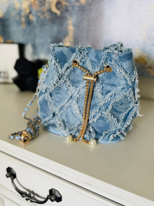 Denim Dreams Bucket Bag 🩵