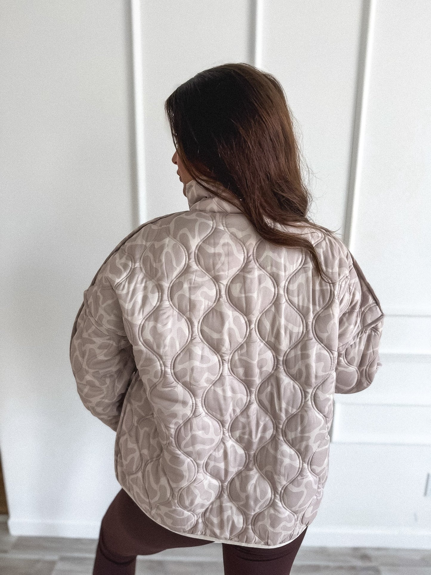 PREORDER Birdie Cozy Cloud Jacket in Bare Marsh Camo