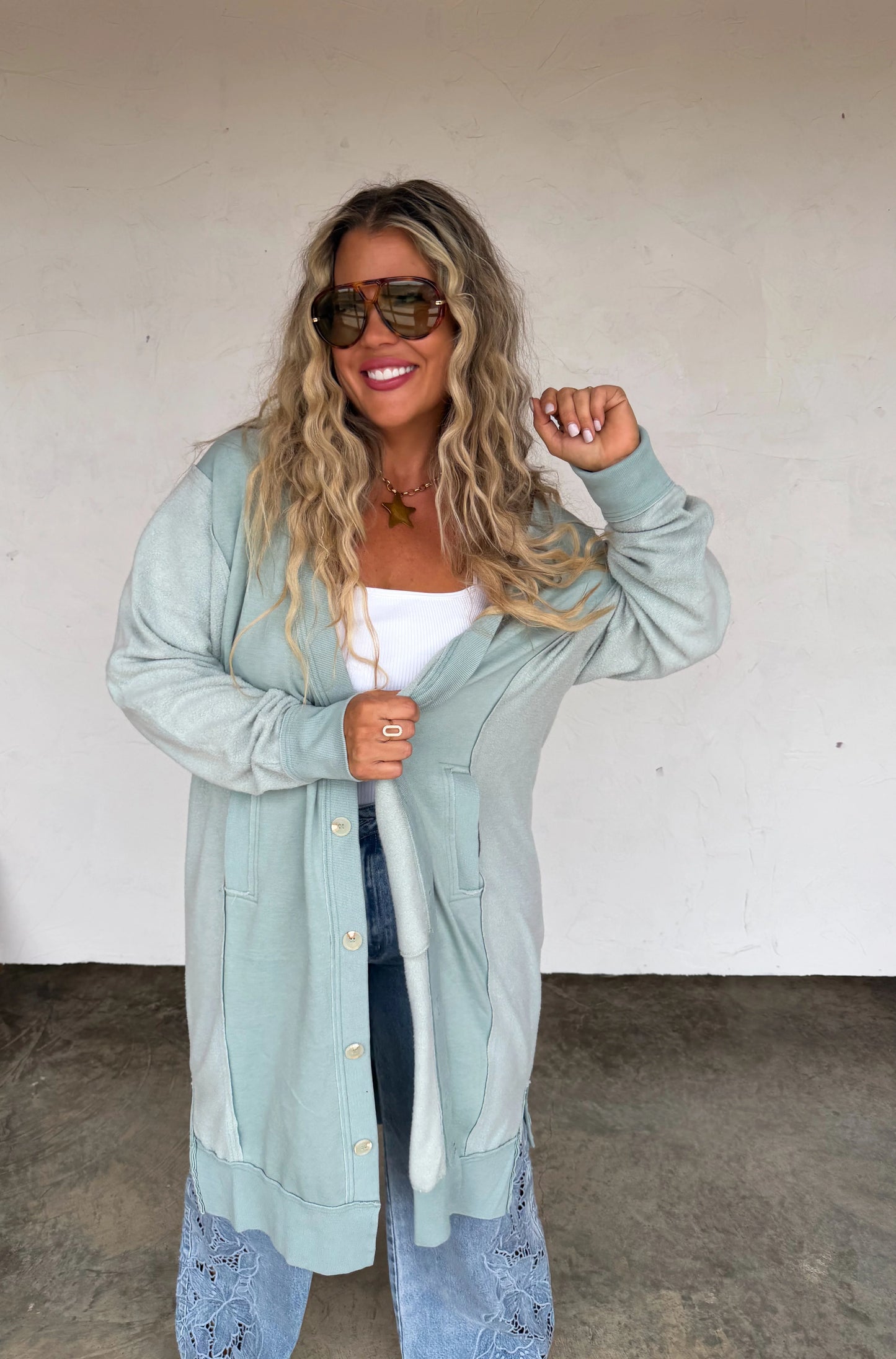 *Limited Quantities* PREORDER Spring Desi Sweatshirt Cardigan