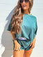 PREORDER Birdie Tee Boxer Short Set in Evergreen (Sold as Set)