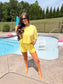 PREORDER Birdie Tee Boxer Set in Sunshine (Sold as Set)