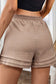 LDC Textured Tiered Edge High Waist Casual Shorts