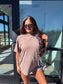 PREORDER 2ND CUT Birdie Lightweight Slub Tee in Coffee
