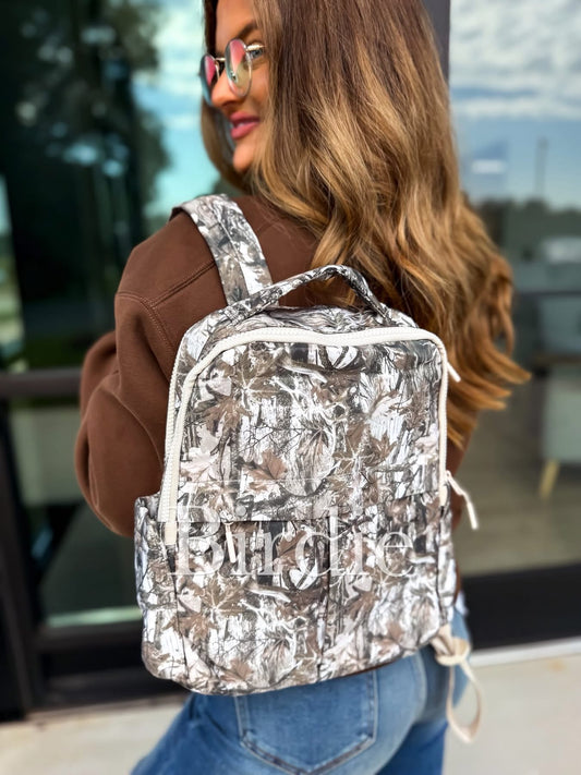PRE-ORDER Birdie Dark Camo Everyday Bag