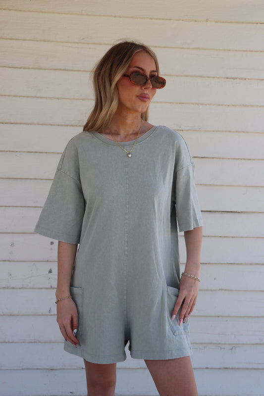 Wanderlust Mineral Wash Romper
