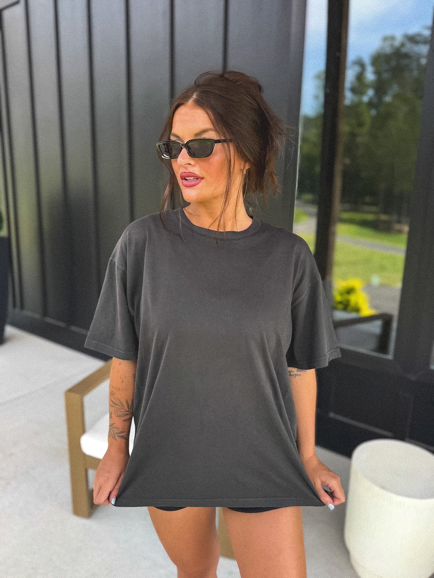 PREORDER Birdie The Always Tee in Black Smoke