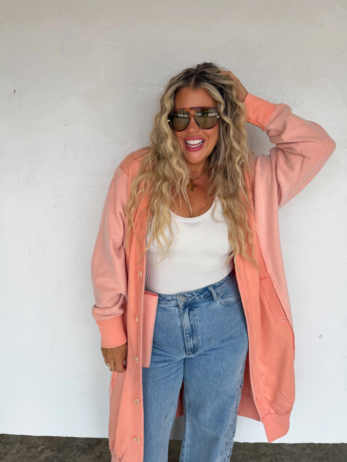 *Limited Quantities* PREORDER Spring Desi Sweatshirt Cardigan