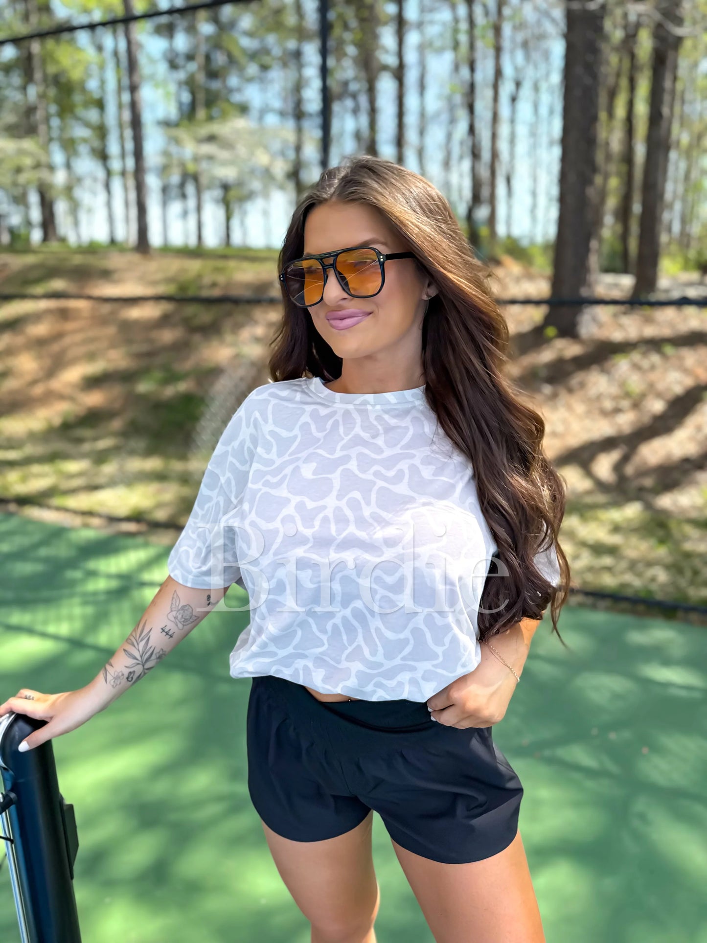 PREORDER Birdie Oversized Tee in Bare Marsh Camo